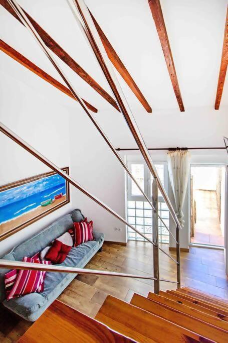 Acogedor Dúplex con terraza privada en la playa Valencia Exterior foto